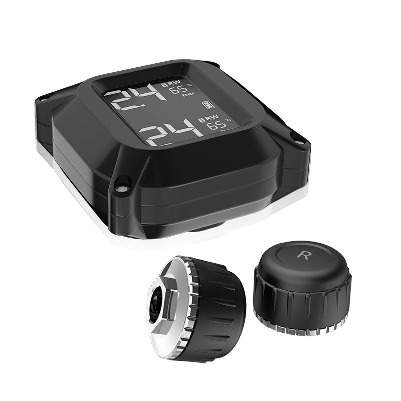热销外置摩托车胎压监测器2轮胎压检测器motorbike tpms