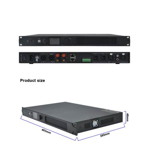 DSD23 DANTE网络音频DSP数字功放1000W多媒体矩阵专业处理器功放