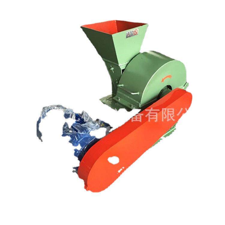 园林绿化修剪树枝专用粉碎机 定做可移动柴油动力木材粉碎机