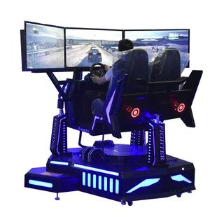 梦之境vr赛车体感游戏一体机VR三屏赛车大型9DVR娱乐设备体验馆