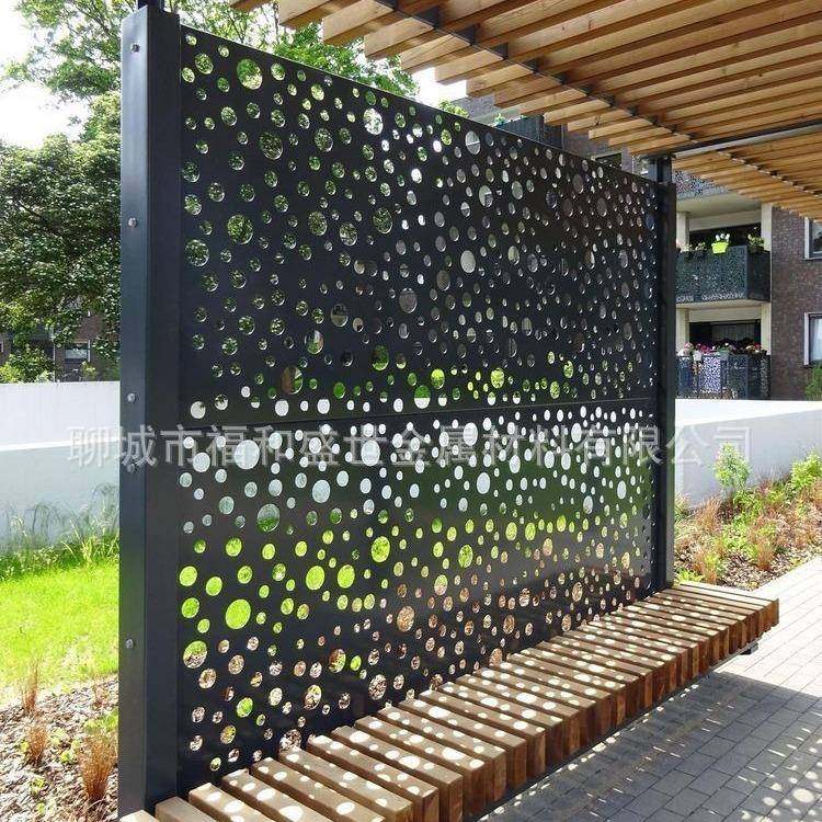 切割花纹板镀锌雕花板别墅阳台庭院围栏隔断庭院隐私护栏庭院小门,基础建材,其它,淘宝优惠券,粉丝福利购,淘宝优惠卷