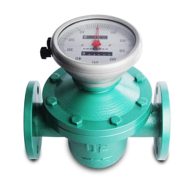 DN50LC椭圆齿轮流量计铸铁沥青柴油高粘度流量计一键清零