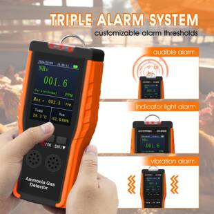 跨境氨气检测仪器室内工业用大棚家禽养殖高精度产地货源9000B