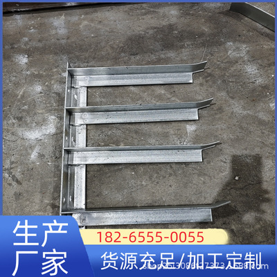 镀锌角铁支架 角钢墙上承重层板管道托架隔板支撑固定L型三角架