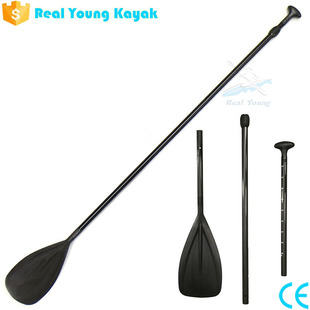 2025跨境新款 sup船桨皮划艇划水板划桨三节可调节划浆冲浪板舢板