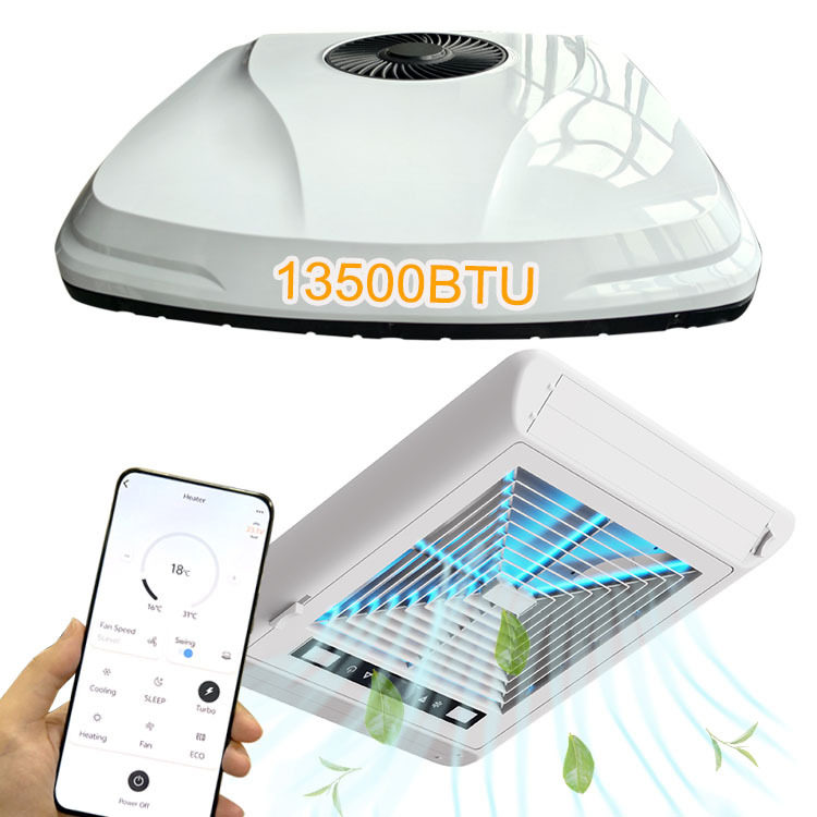 厂家新款顶置汽车空调一体机12V24伏48V驻车空调冷暖两用车顶空调