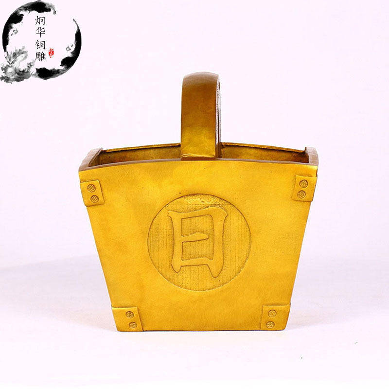 批发直供仿古粮斗 日进斗 金粮斗 铜制粮斗 客厅家居工艺品摆件,鲜花速递/花卉仿真/绿植园艺,其它园艺用品,淘宝优惠券,粉丝福利购,淘宝优惠卷