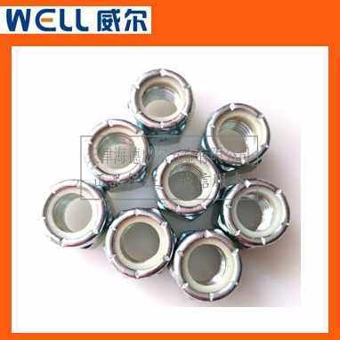 英制美制尼龙防松螺帽2级自锁镀锌细扣细牙锁紧螺母 1/4-5/16~3/4,电子元器件市场,其它元器件,淘宝优惠券,粉丝福利购,淘宝优惠卷