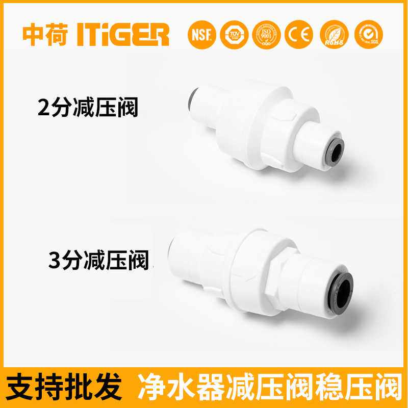 中荷2分3分减压阀净水机稳压阀RO反渗透净水器快接头通用阀门图片