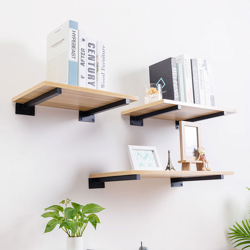 不锈钢一字支架墙上托架直角固定置物架层板托承重角铁支撑支架