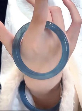 仿玉髓手镯圆条粗款叮当镯新中式旗袍配饰贵妃镯国风手镯配饰手饰