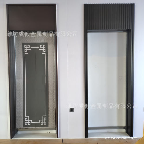 工厂供应电梯门套工程供应线条框包边金属门框不锈钢电梯包套