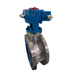 D343H不锈钢涡轮蝶阀手动硬密封法兰蝶阀规格齐全