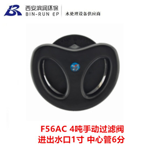 F56AC进出水口1寸 51204C 中心管6分 塑料手柄 润新4吨手动过滤阀