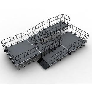 轻装 拉网舞台 舞台 折叠ProX Stage 舞王便携式 Riser 活动舞台