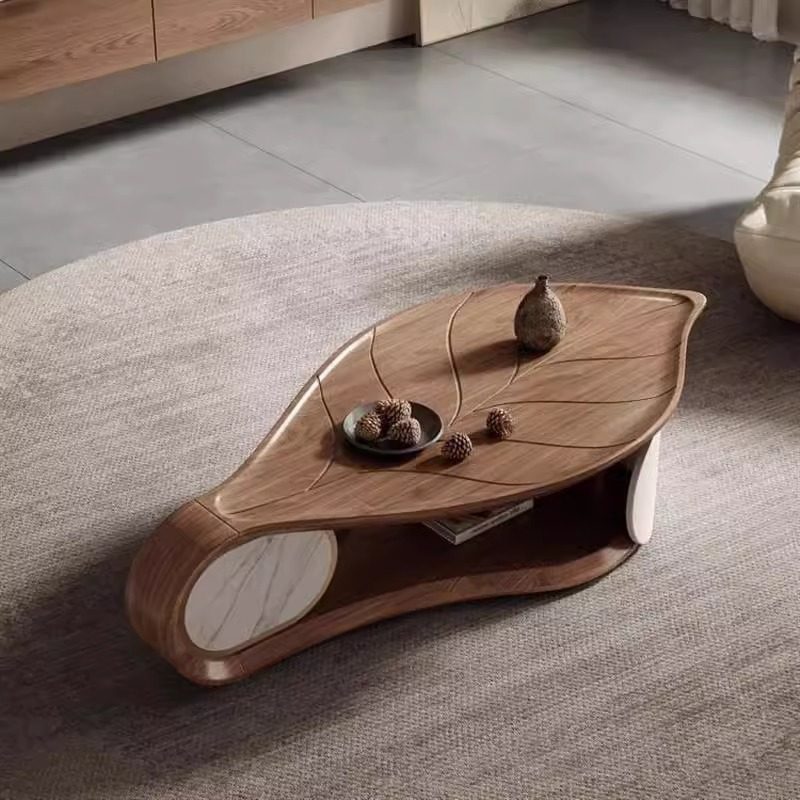 新款客厅树叶茶几设计师艺术感客厅现代轻奢异形茶几意式极简,模玩/动漫/周边/娃圈三坑/桌游,文化/体育周边,淘宝优惠券,粉丝福利购,淘宝优惠卷