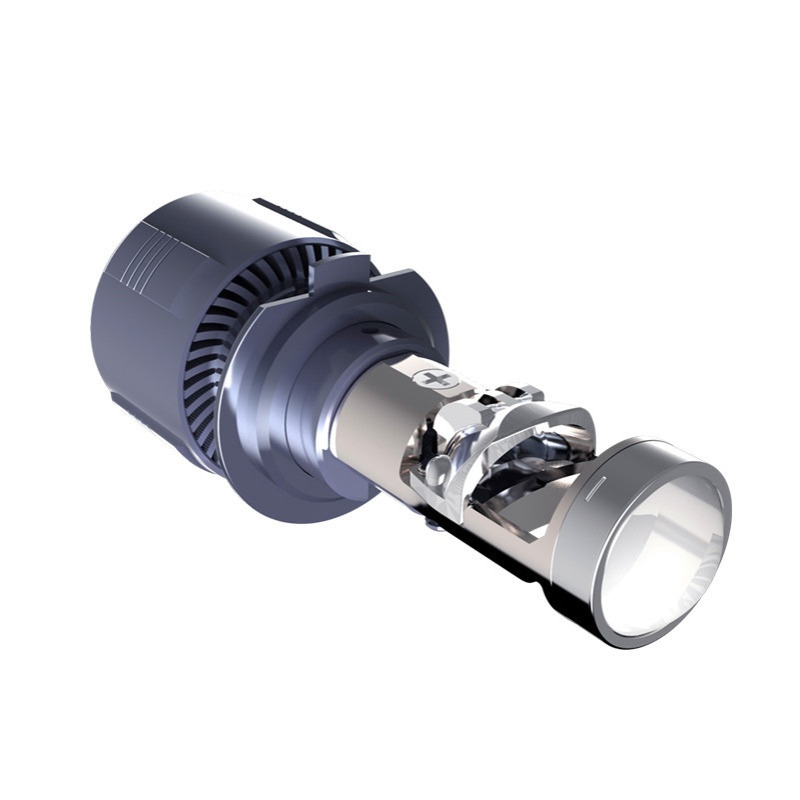 A80透镜款LED汽车大灯H4远近一体