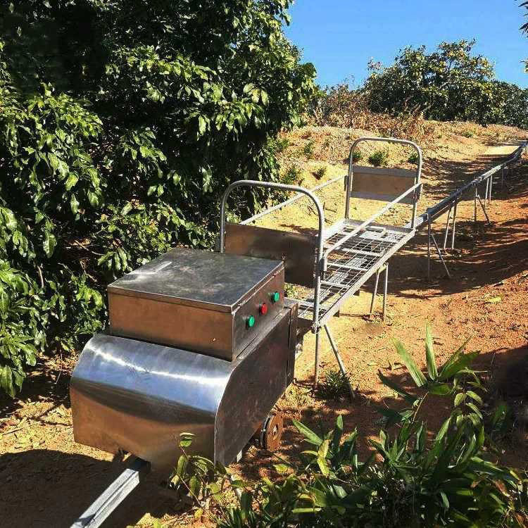 大马力果园茶园物资单轨运输车山路丘陵梯田爬坡搬运货物轨道车