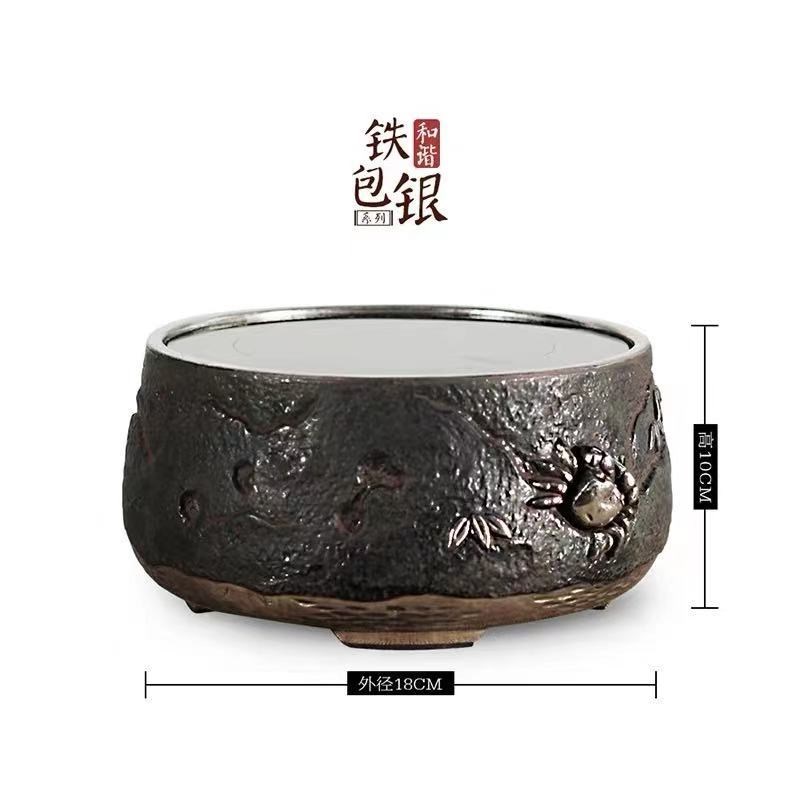 东方美学 泡茶专用电陶炉静音家用高端煮茶器铁壶银壶烧水炉茶炉