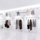 店童装 女装 店服货架 店上墙不锈钢简约展示架挂壁式 服装