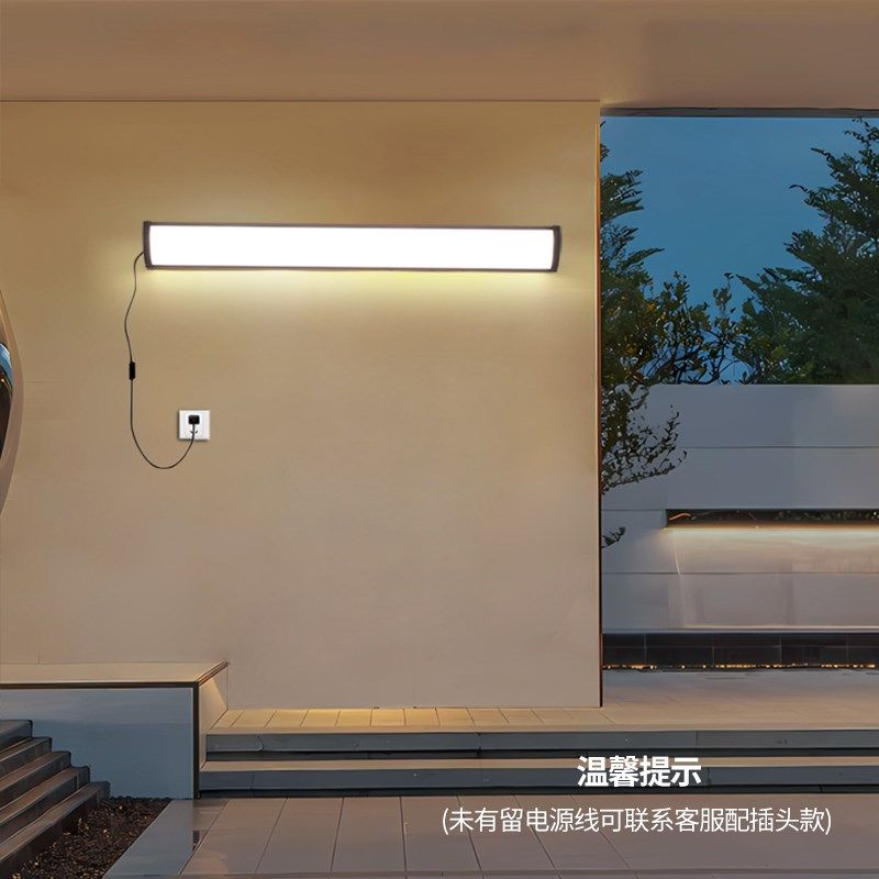 玻璃阳光房专用壁灯超亮入户门头斜角庭院壁灯阳台户外屋檐雨棚灯