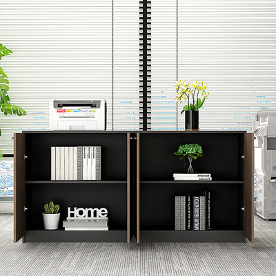 文件柜矮柜地柜储物柜木质办公室隔断柜资料柜档案柜带锁办公柜子