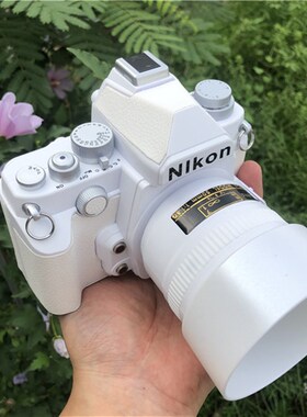 高端单反相机DF模型 黑白桌面摆件装饰品 适用居室展示的相机模型