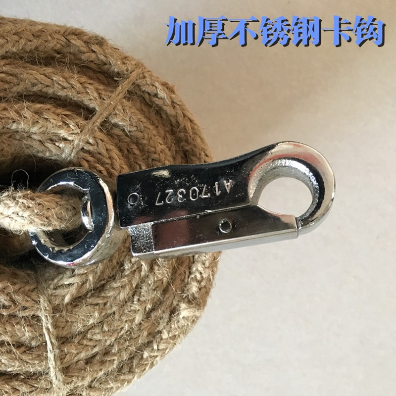 船用耐火绳ccs40米消防员逃生救援钢丝绳紧急逃离耐磨防阻燃麻绳