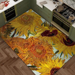 厨房专用硅藻泥地垫吸水防滑脚垫长条形隔凉床边毯入户门地垫门垫