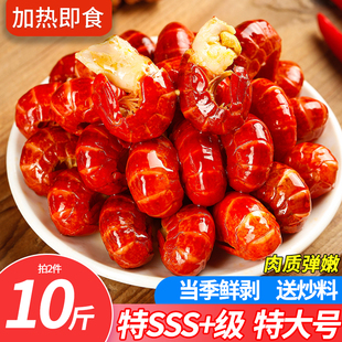 龙虾尾冷冻鲜活小龙虾无冰衣龙虾尾特级大号虾球鲜冻批发商用整箱