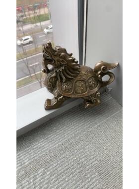 仿古中式摆件镇宅铜龙龟四兽青龙白虎朱雀玄武路冲壁刀招财阳台反