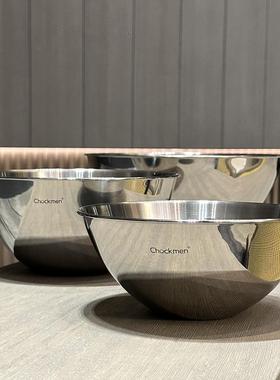 出德品质！18/10不锈钢洗菜盆打蛋盆烘焙专用碗凉拌沙拉盆料理盆