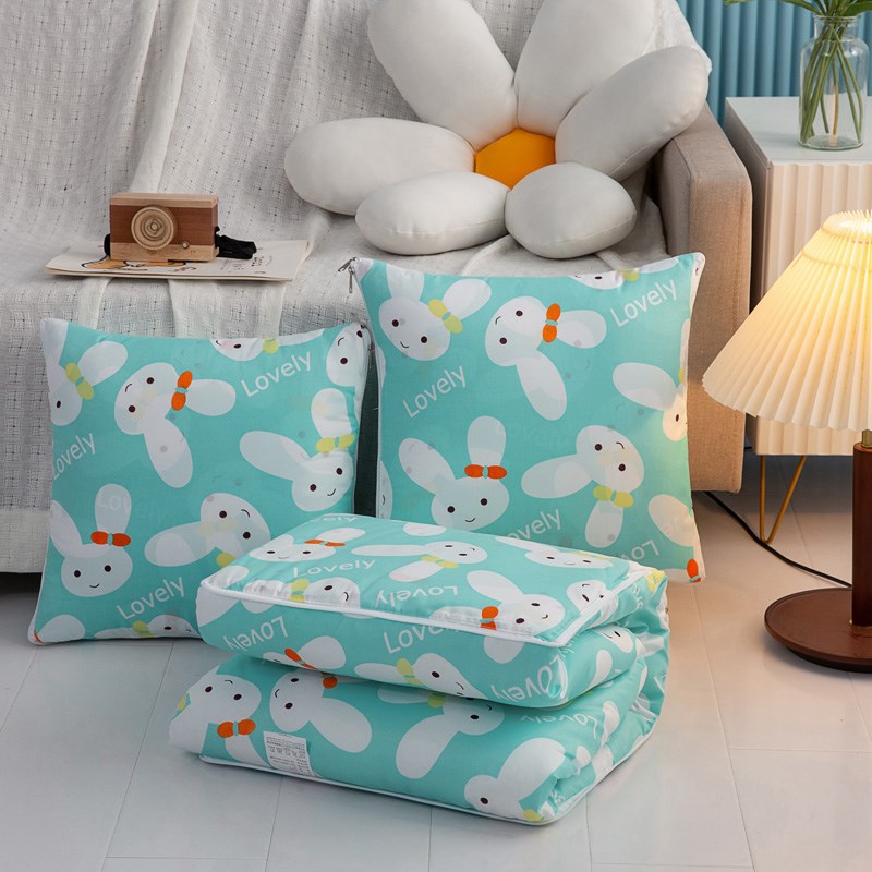 加厚抱枕被子两用二合一折叠汽车载枕头被办公室午睡毯子沙发靠枕