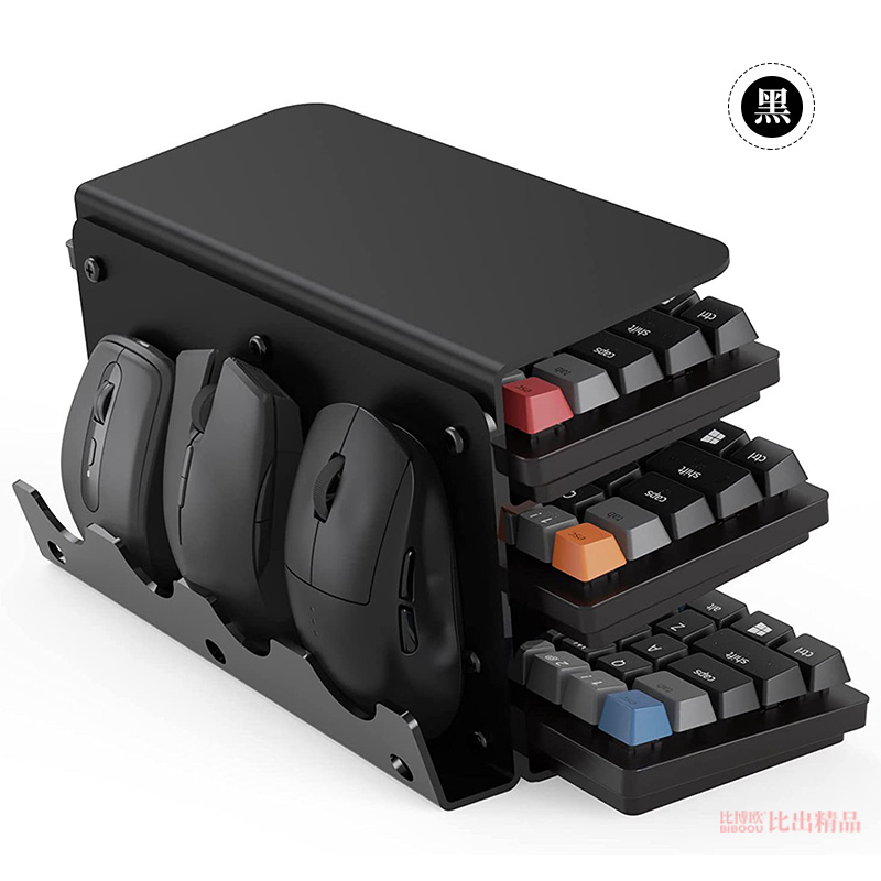 桌面键盘支架压克力键盘展示架托盘增高倾斜托支架鼠标置物架