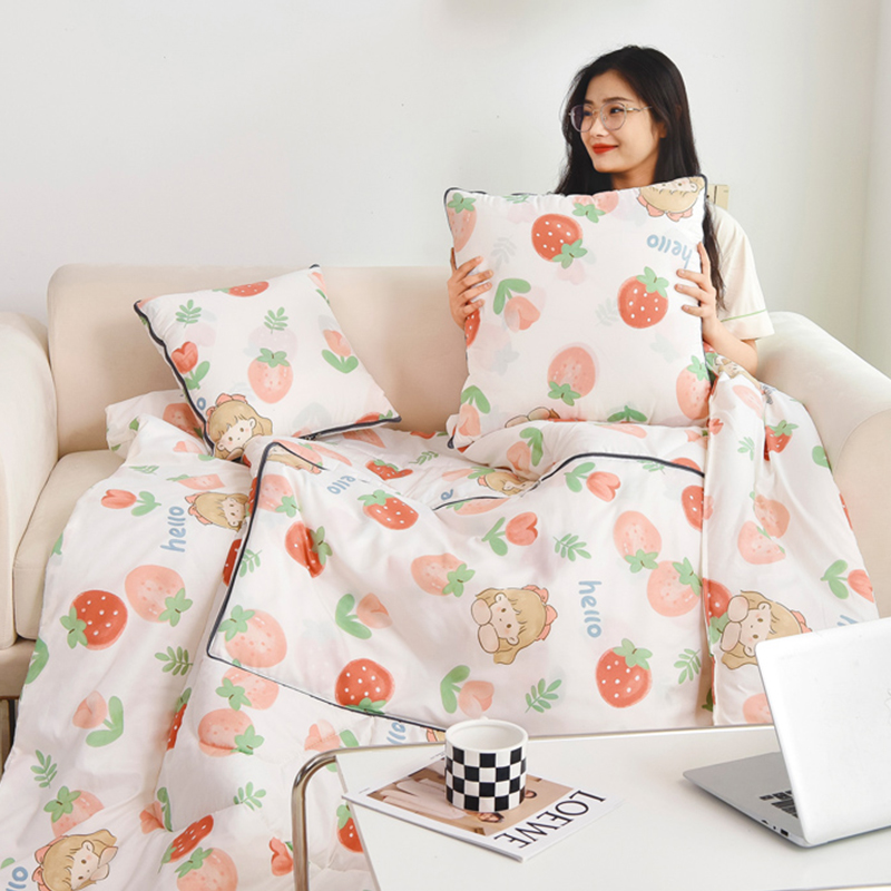 2023新款抱枕被子两用二合一摺叠车载枕头办公室午睡空调毯子靠垫