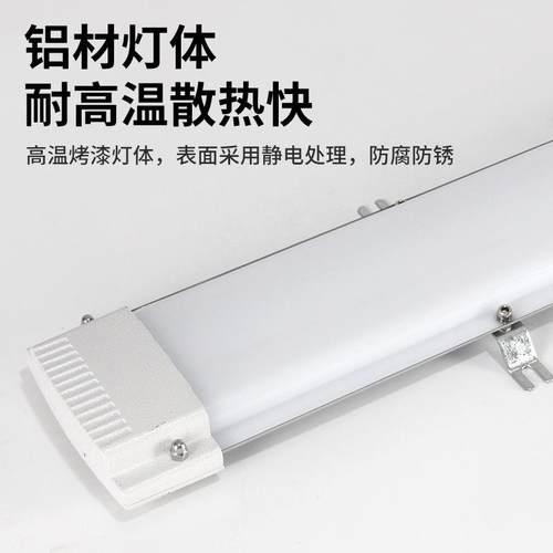 LED超薄荧光灯吸顶式应急隔爆车间仓库三防照明灯超薄荧光灯