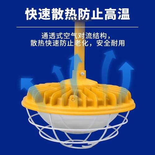 LED防爆灯隔爆型工矿灯罩工厂车间照明吊灯仓库灯厂房加油站防爆