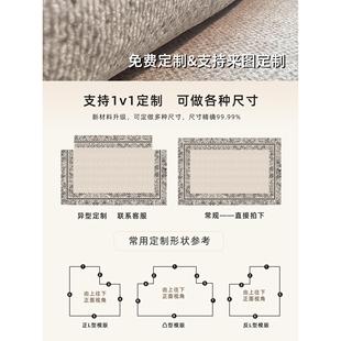 复古风地垫入户门垫防滑大门口垫子高端定制可裁剪家用地毯垫 欧式