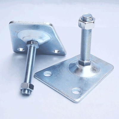 镀锌熊掌碳钢脚杯鸭掌地脚喇叭口设备关节蹄脚机床支撑脚带耳支脚