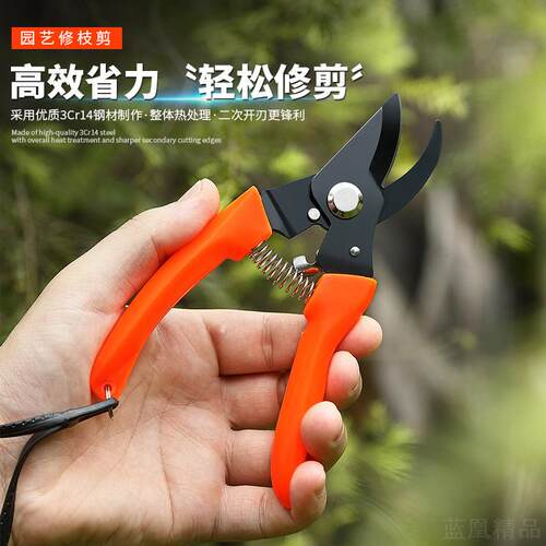 不锈钢发黑省力修枝剪刀