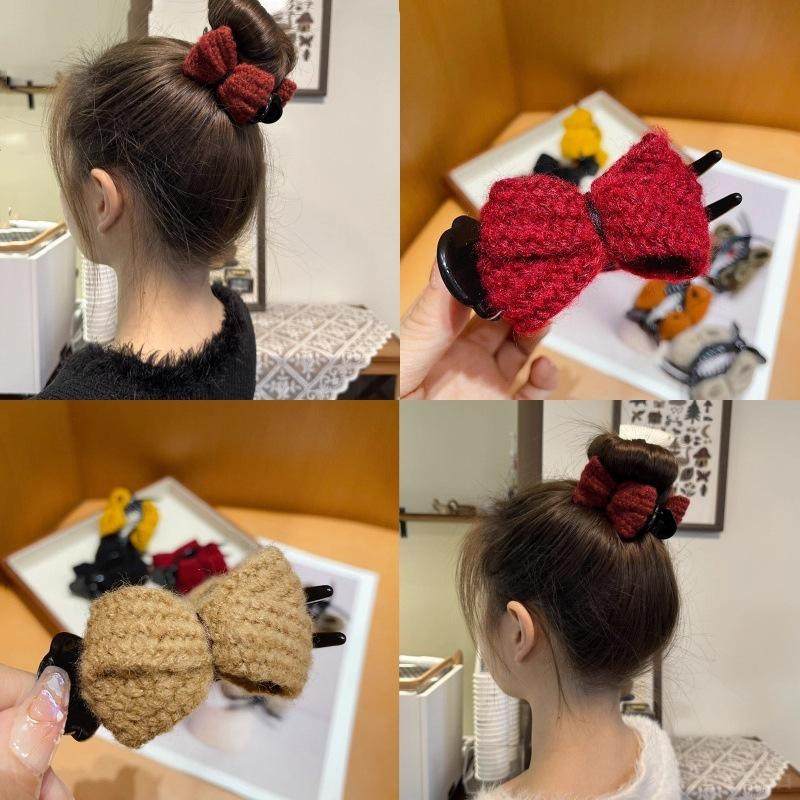 气质网纱丸子头抓夹女简约针织结发夹发量少号发卡高马尾,美发护发/假发,发包/丸子,淘宝优惠券,粉丝福利购,淘宝优惠卷