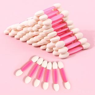 一次性双头海绵眼影刷多功能赠品彩妆刷晕染刷卧蚕刷化妆刷