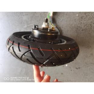 10寸电动滑板无刷轮毂鼓刹电机含轮胎迷你电动车电机50w500w