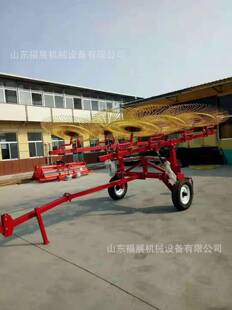 农用拖拉机悬挂式4盘搂草机 牧草收割搂草机牧草秸秆指盘式搂草机