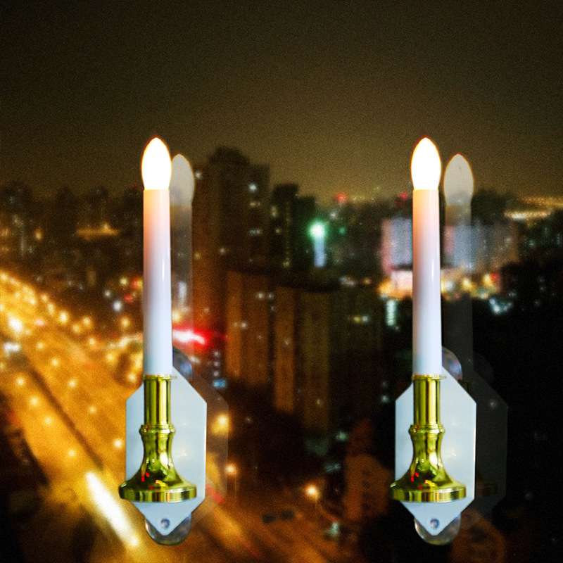 太阳能蜡烛灯防水户外蜡烛灯创意花园挂灯室内家居装饰蜡烛景观灯