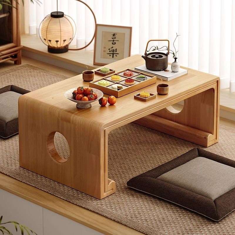 实木茶几客厅飘窗小桌子小茶几简易边几卧室矮桌榻榻米沙发茶几