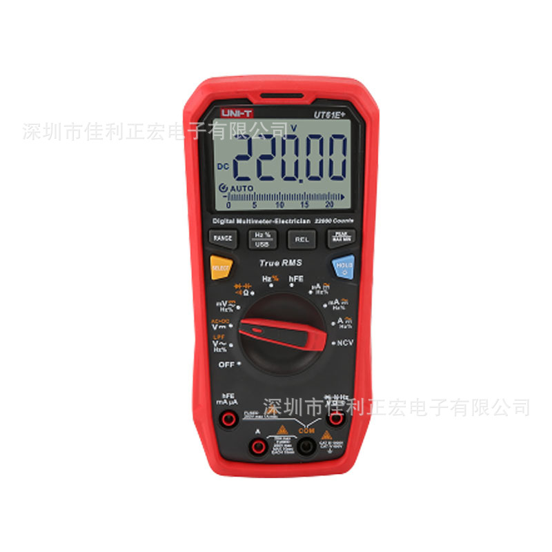 UT61E+数字万用表全自动1000V真有效值电工万能表