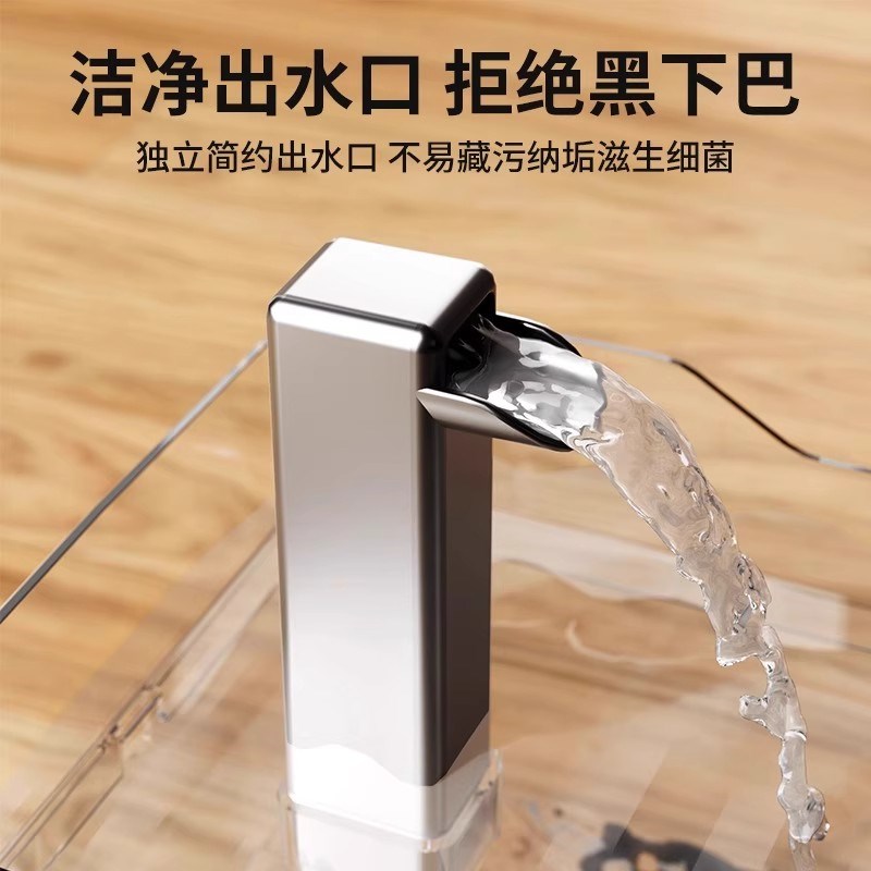 猫咪饮水机自动循环流动静音饮水器不湿嘴喝N水器狗狗水盆宠物用