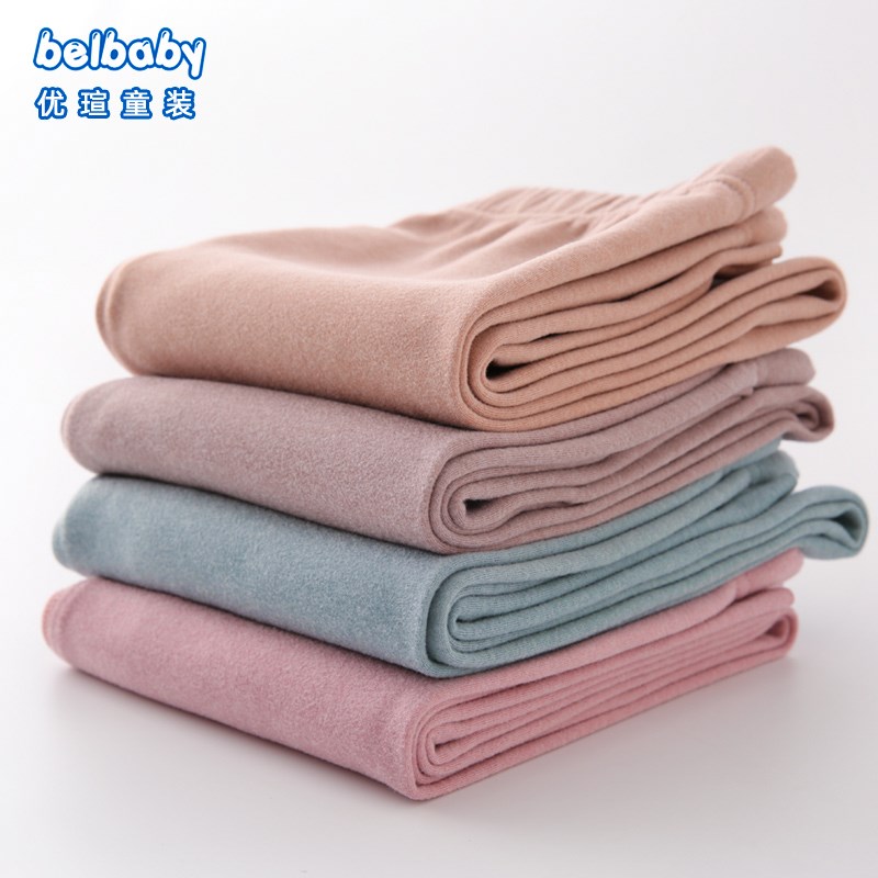 童装女童自发热儿童保暖裤蚕丝羊毛德绒秋裤宝宝T棉毛裤中大童打