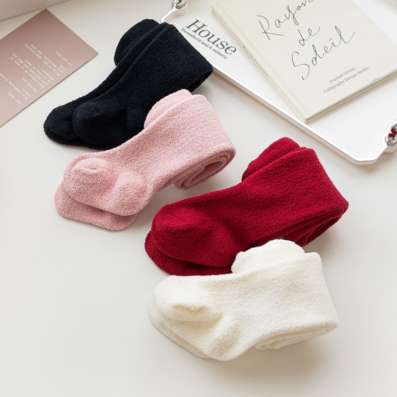 婴儿连裤袜春秋h冬季加绒保暖儿童打底裤外穿婴儿连体袜子宝宝连